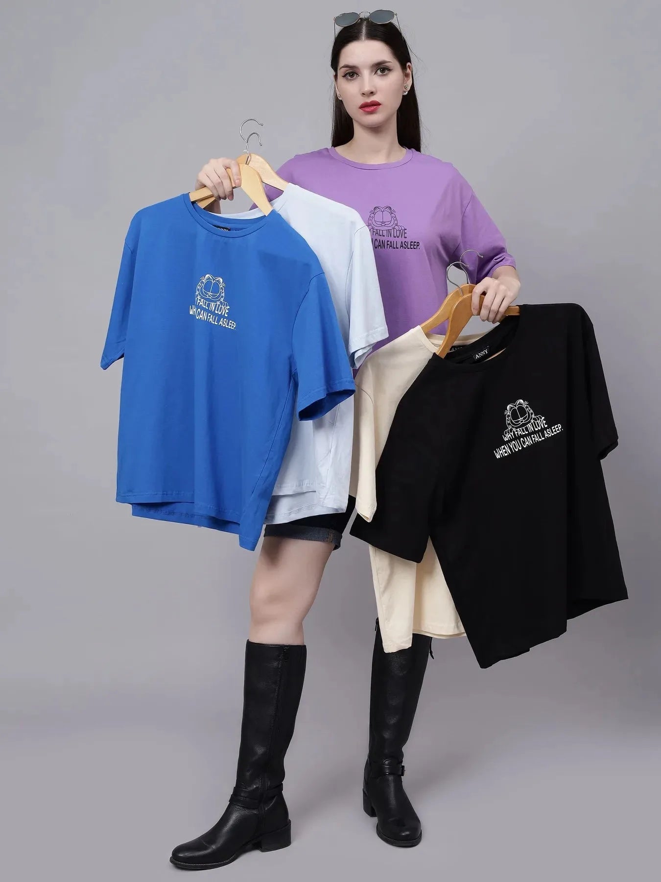 Garfield Cotton Oversized T-Shirt