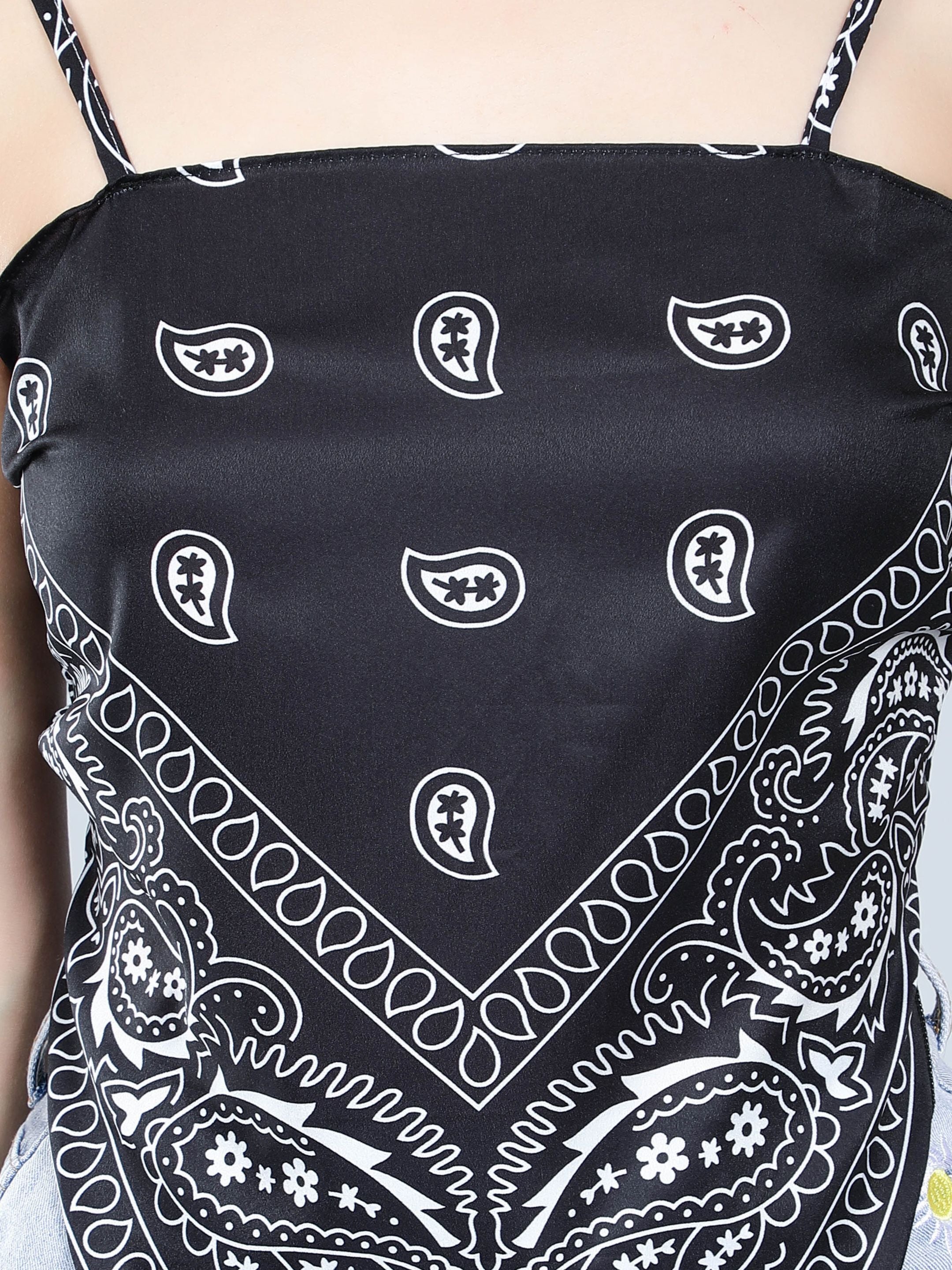Backless Scarf Top