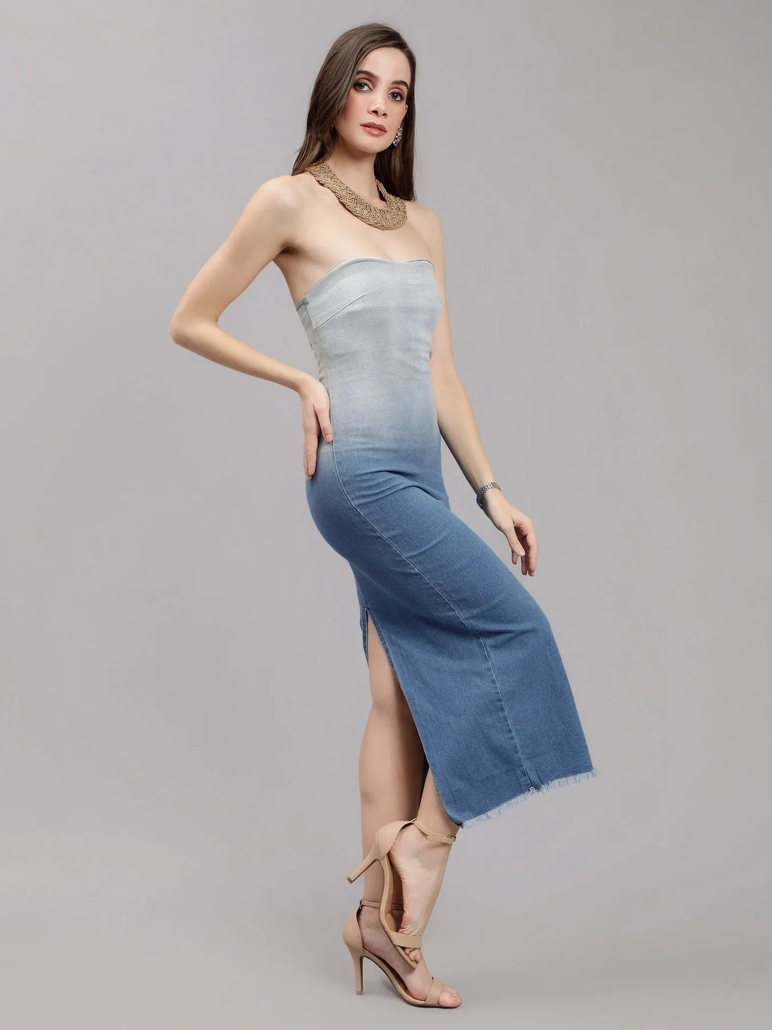 Hot Tube Denim Dress