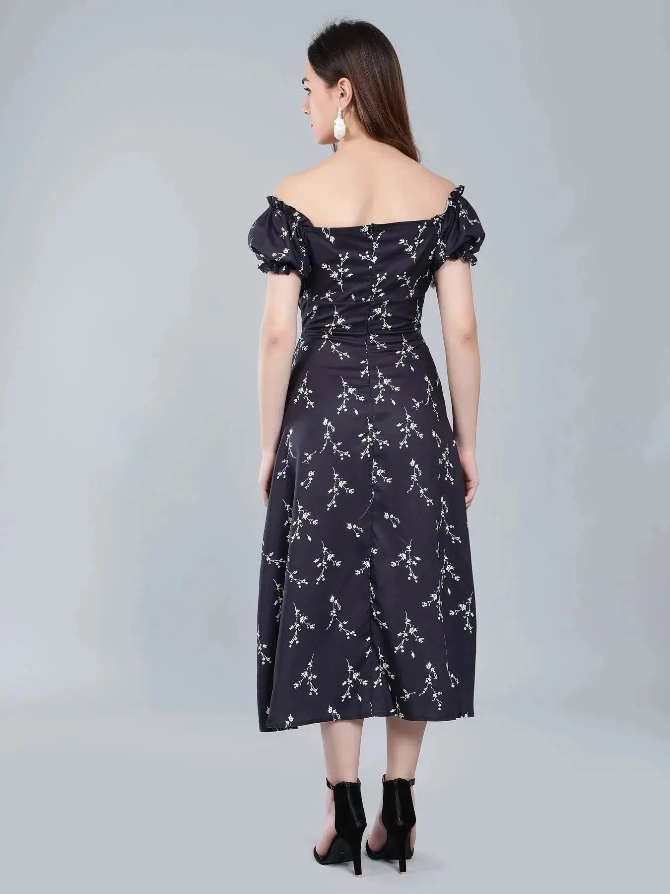 Ditsy Flower Print Dress