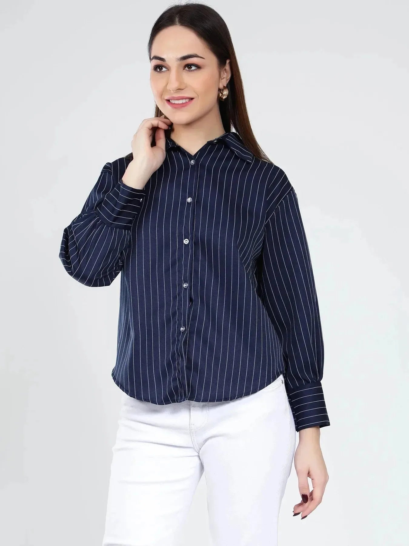 Pin Stripe Formal Shirt
