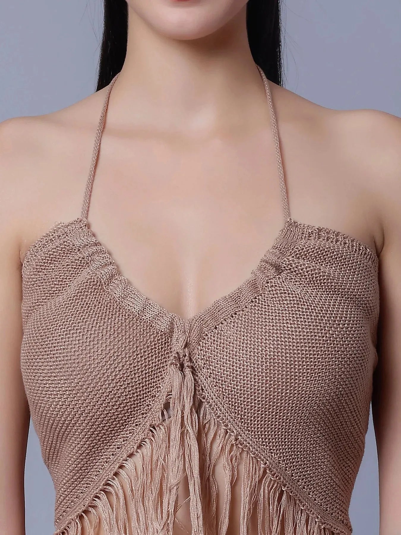 Sexy Crochet Two Piece Set