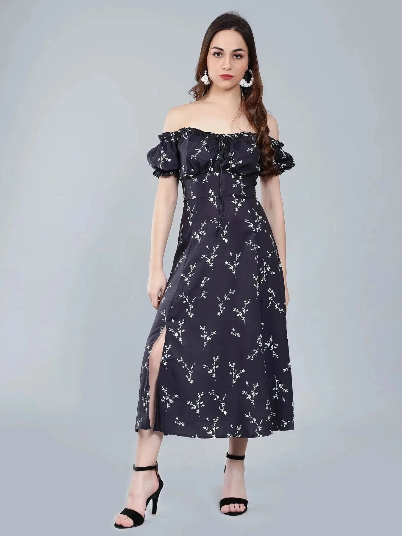 Ditsy Flower Print Dress
