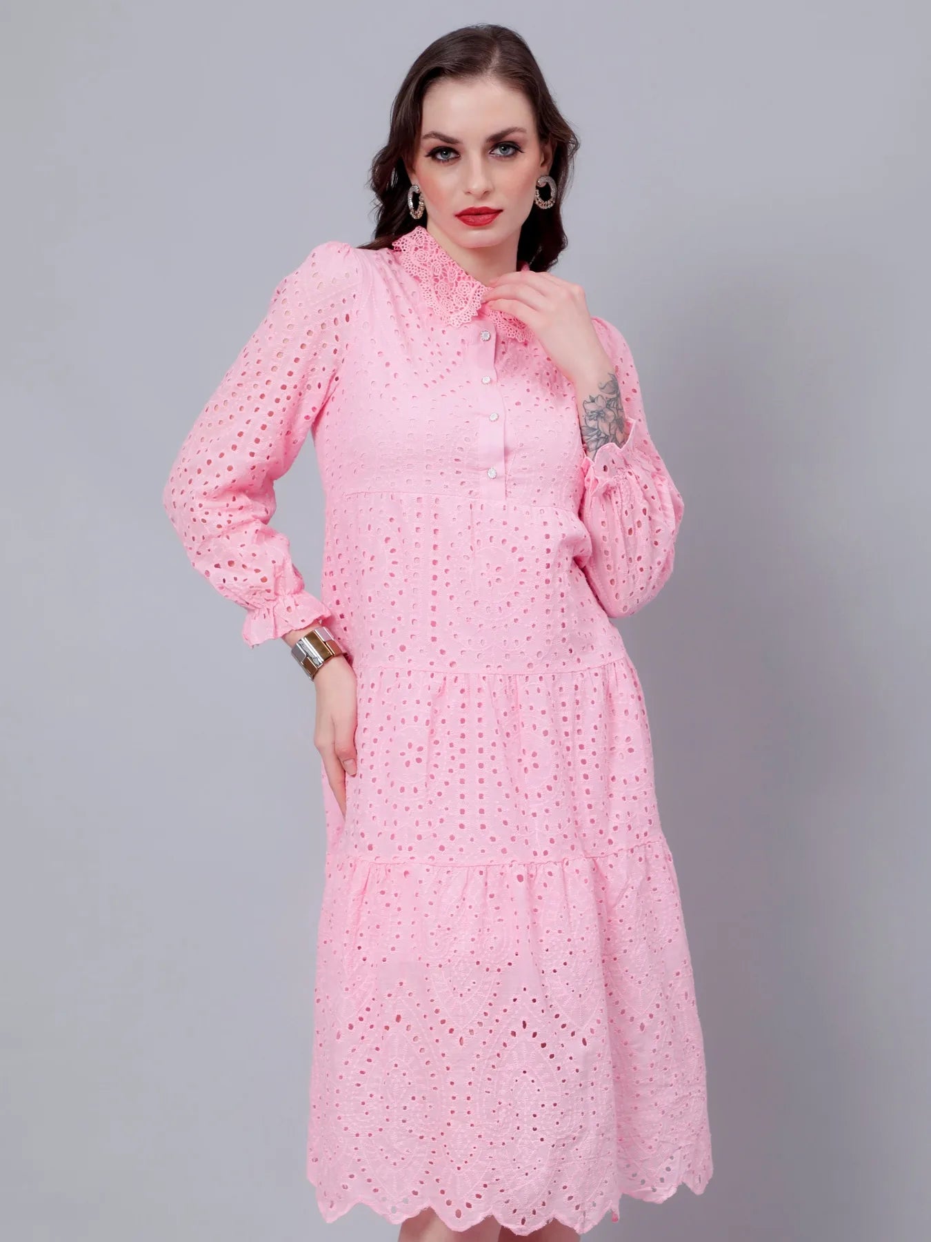 Hollow Hook Chicken Dress