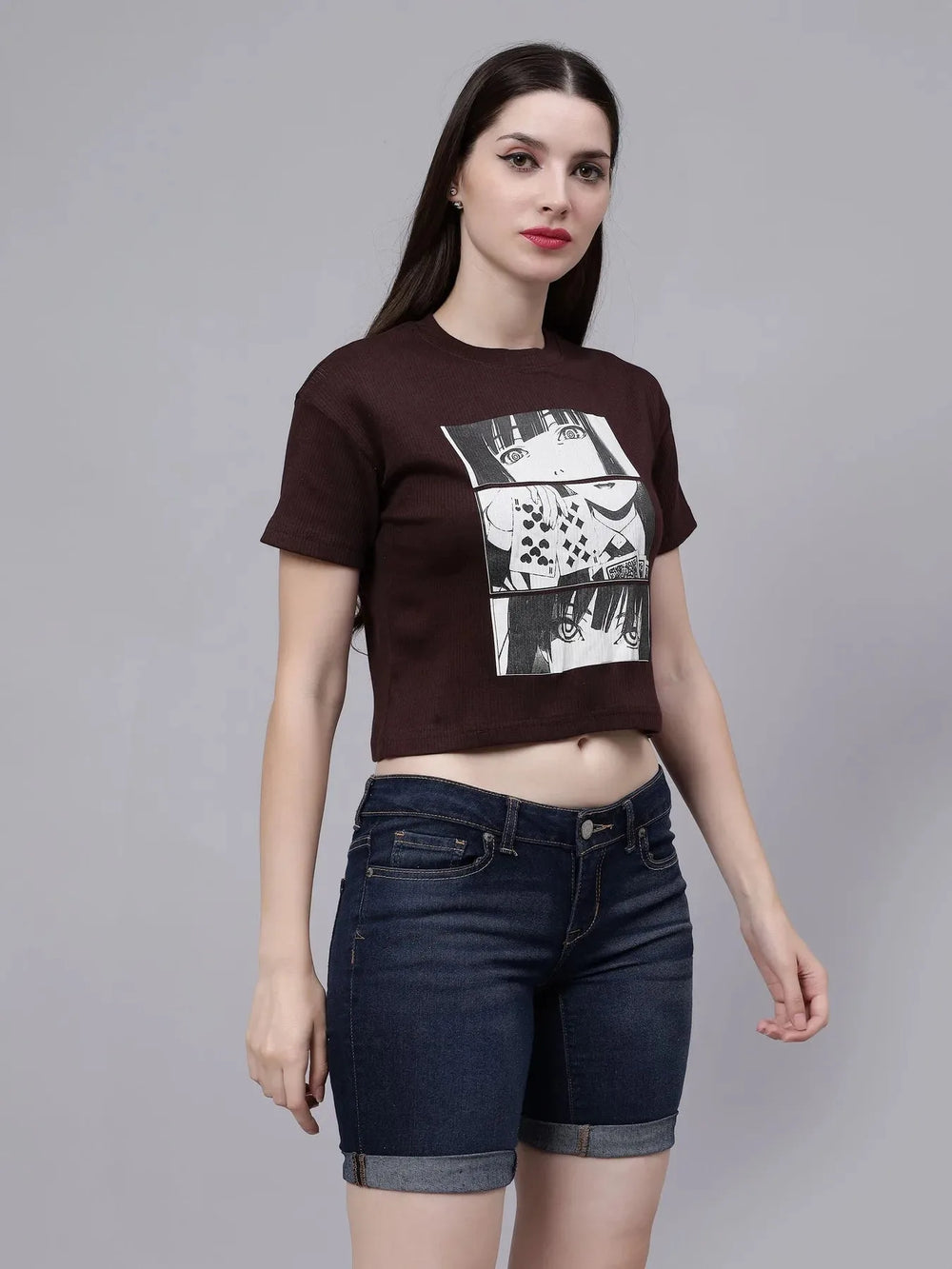 Naruto Anime Eye Printed T-Shirt