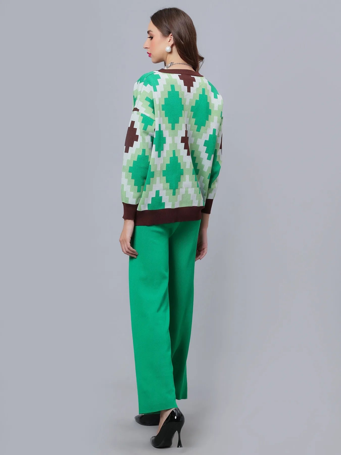 Knitted Cardigan Pant Two-Piece Set
