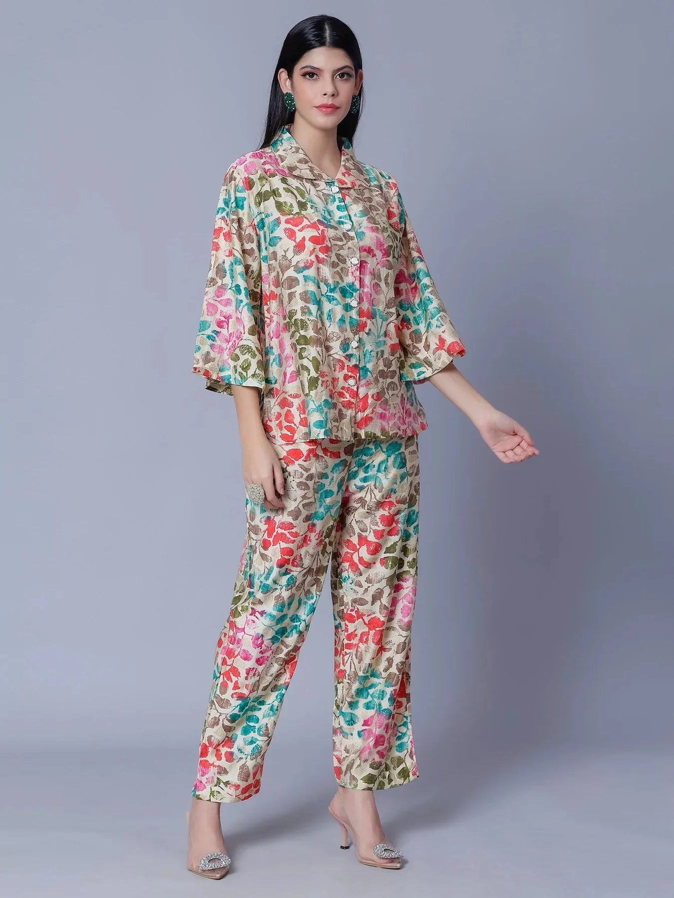Multicolor Two-Piece Set