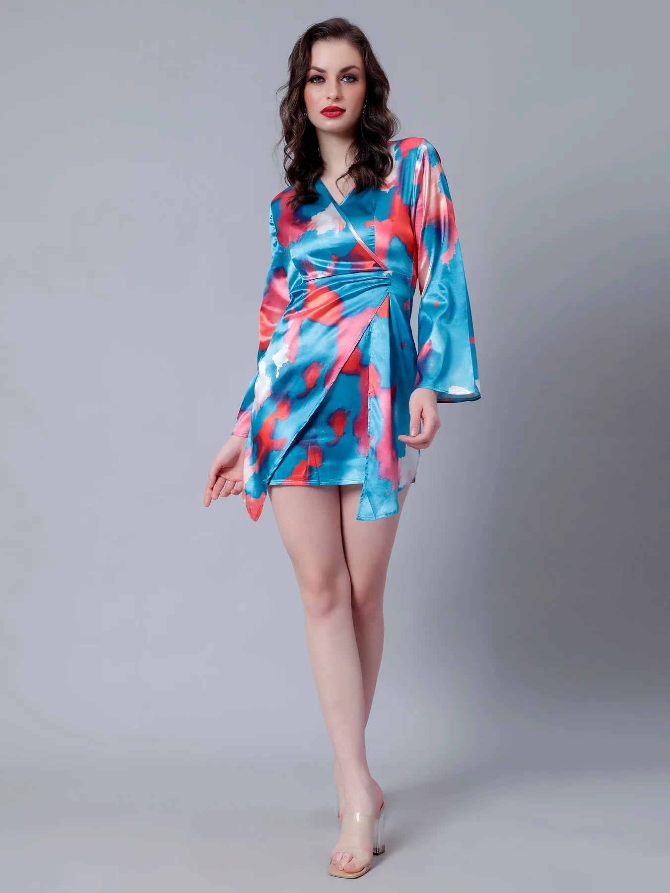 Hot Splash Satin Dress