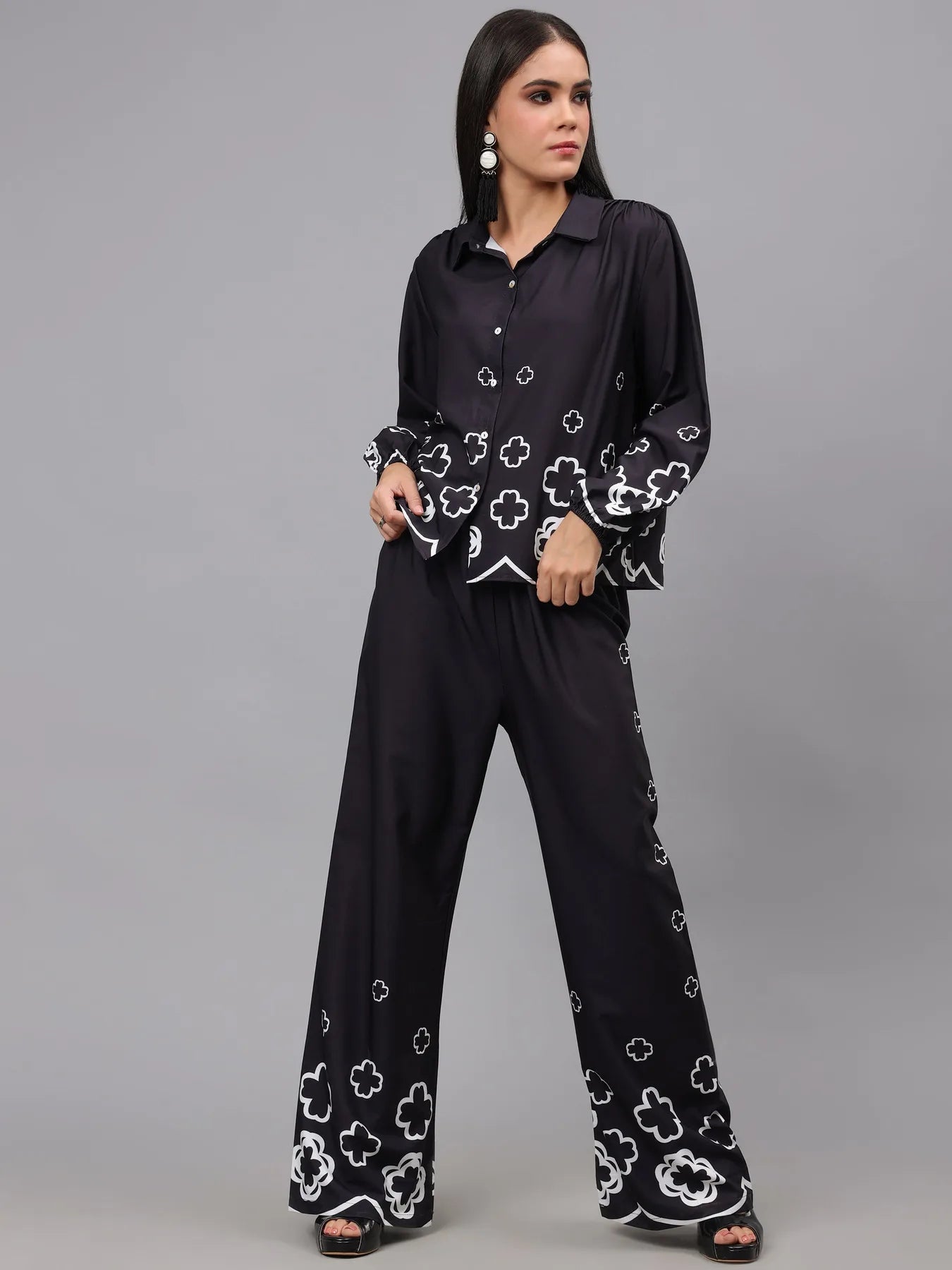 Floral Printed Two Piece Set