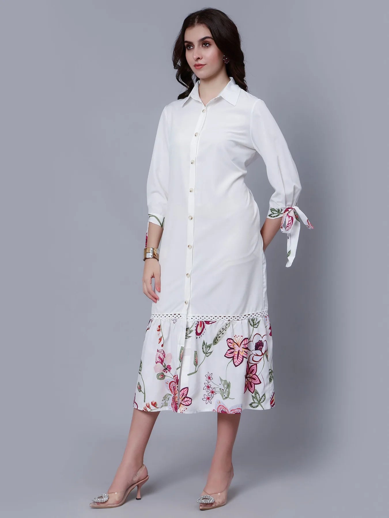 Casual Long Shirt Dress