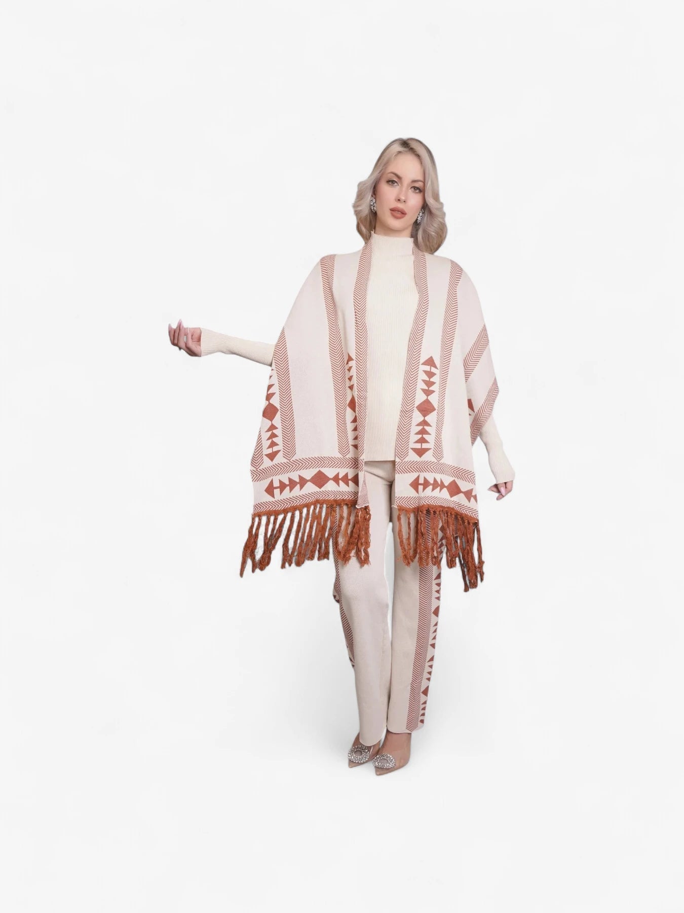 Aztec Printed Three Piece Set