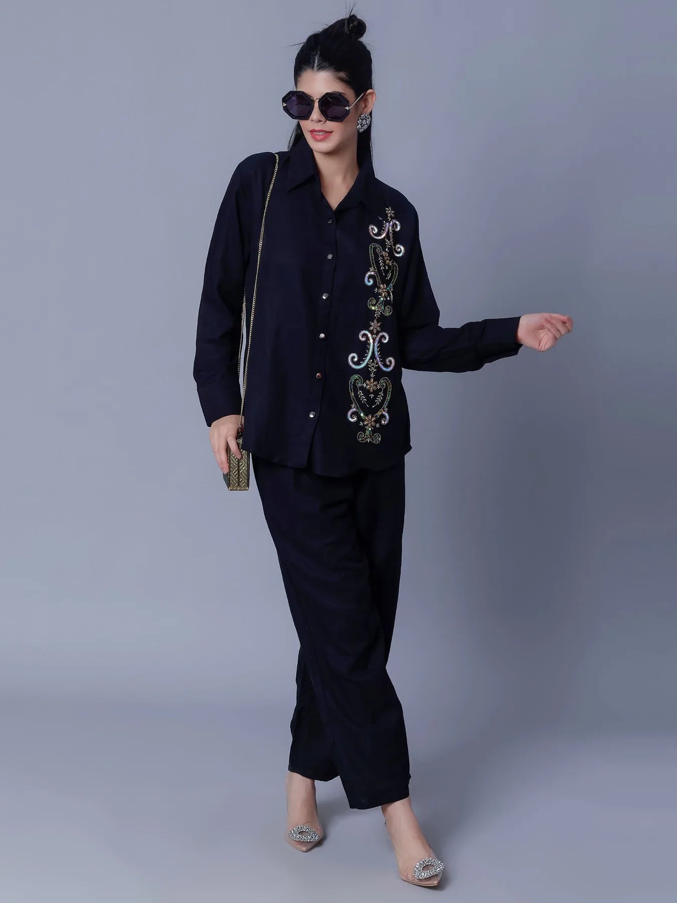 Hand Embroidery Two-Piece Set