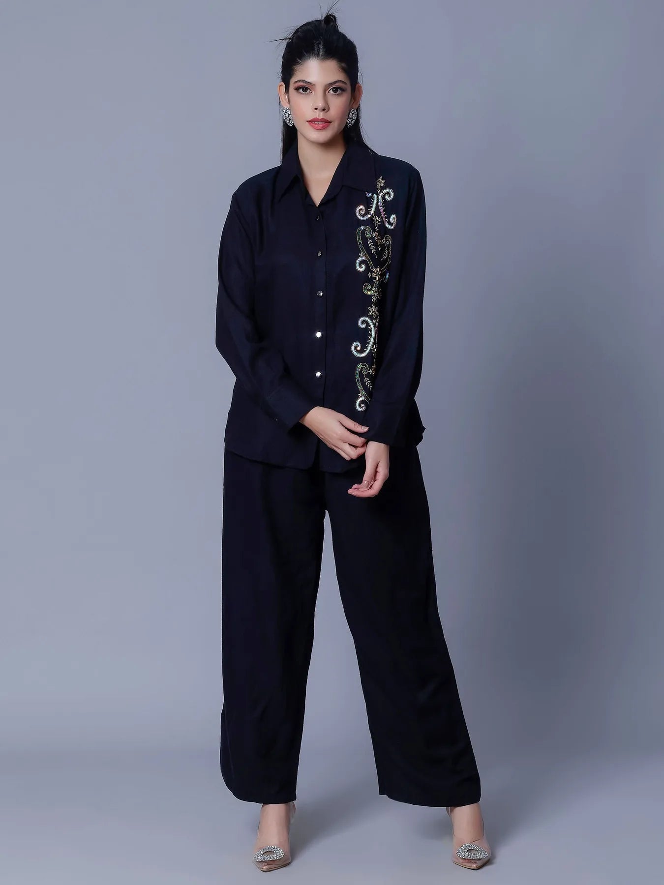 Hand Embroidery Two-Piece Set