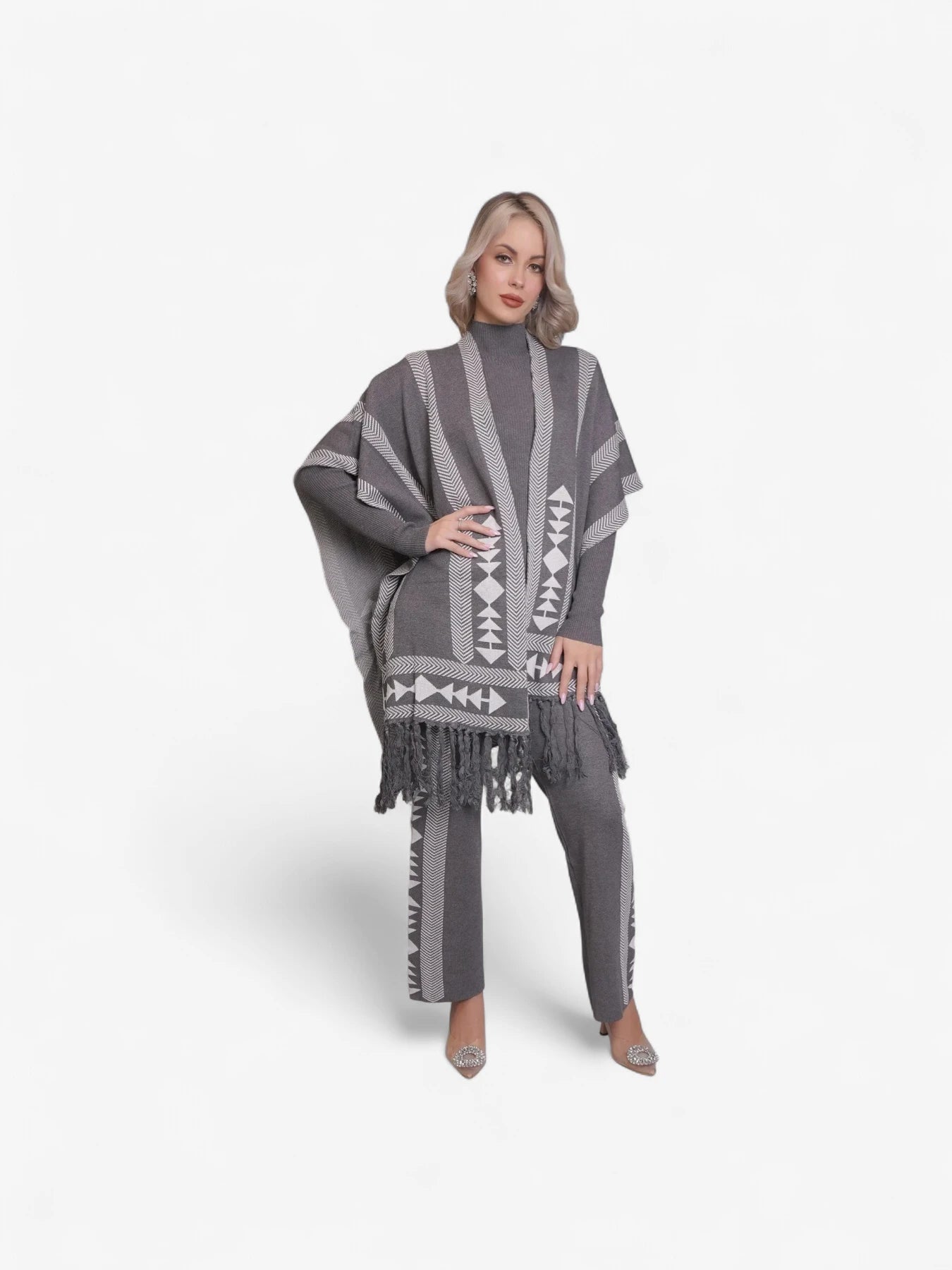 Aztec Printed Three Piece Set