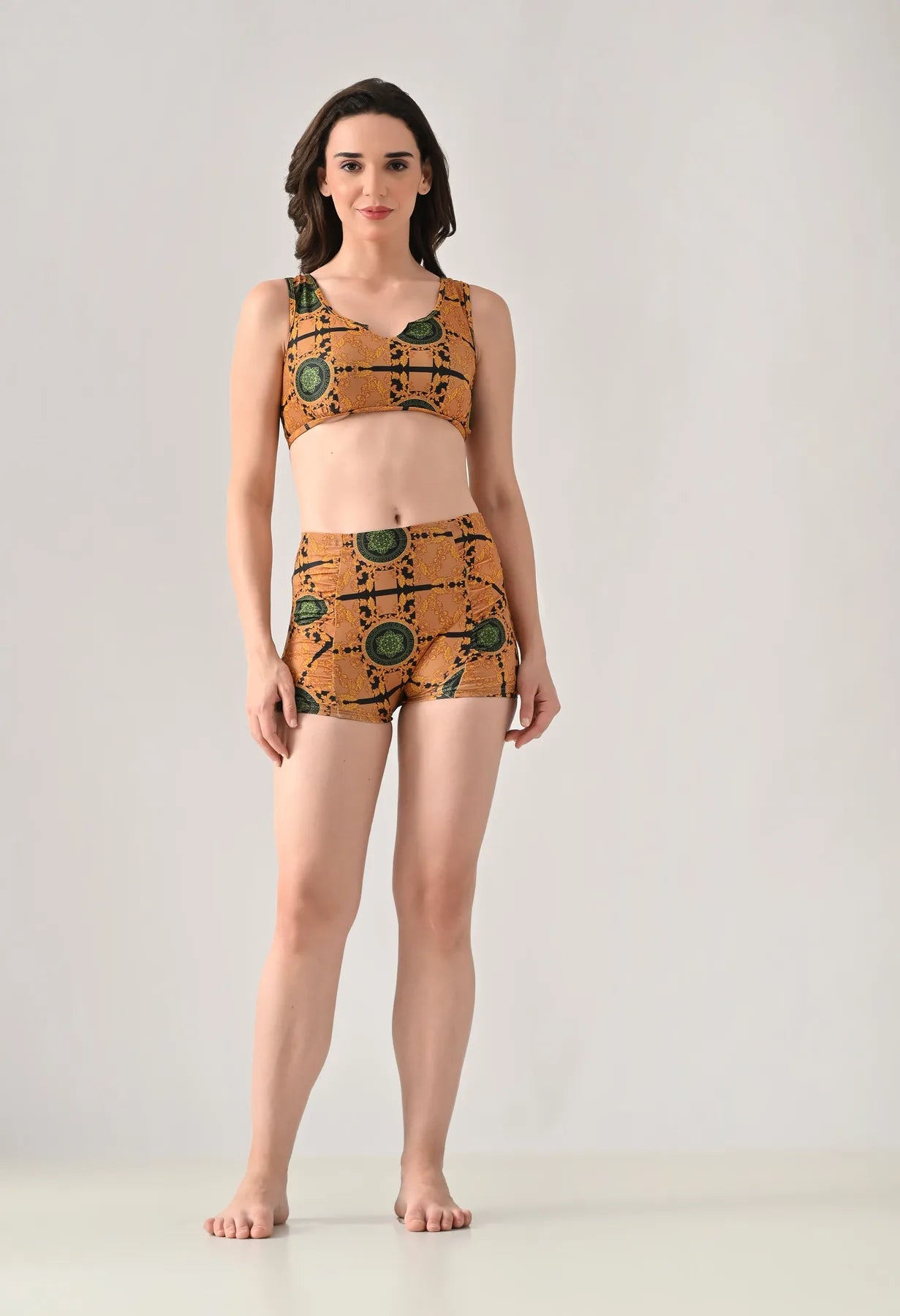 Baroque Two-Piece Swimsuit