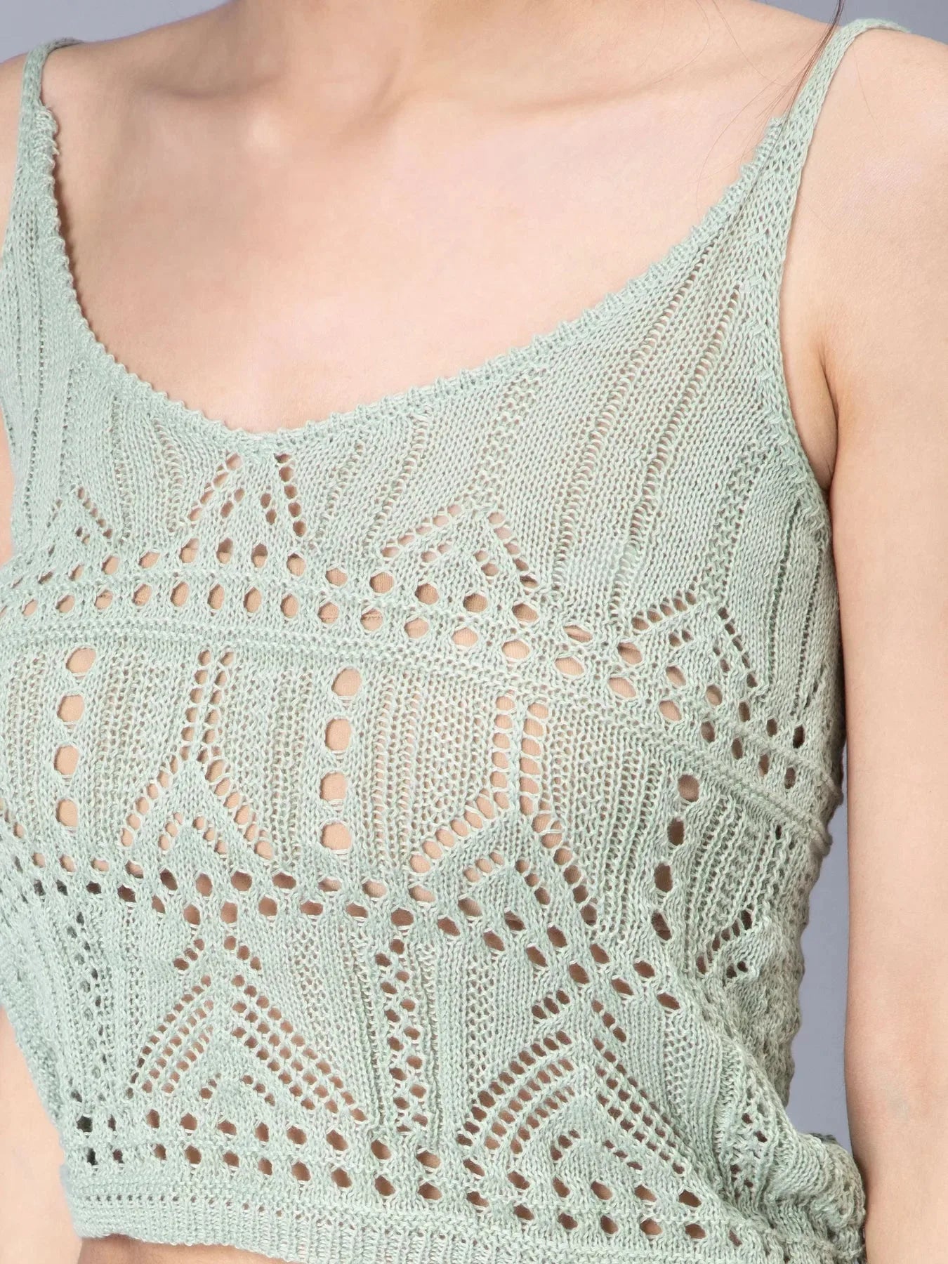 Crochet Cami and Skirt Two Piece set