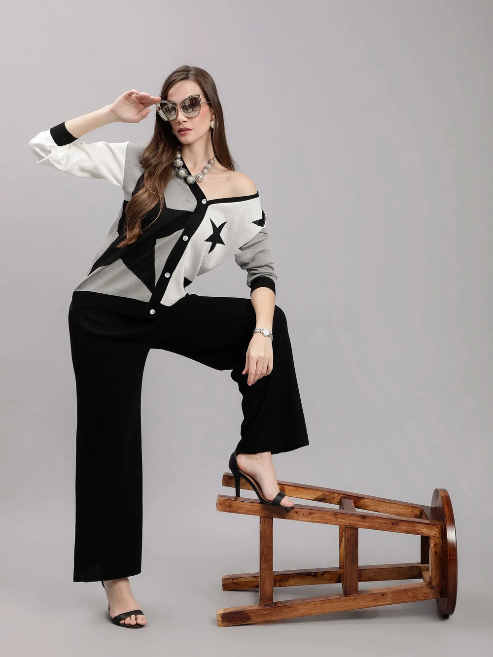 Star Knit Two Piece Set