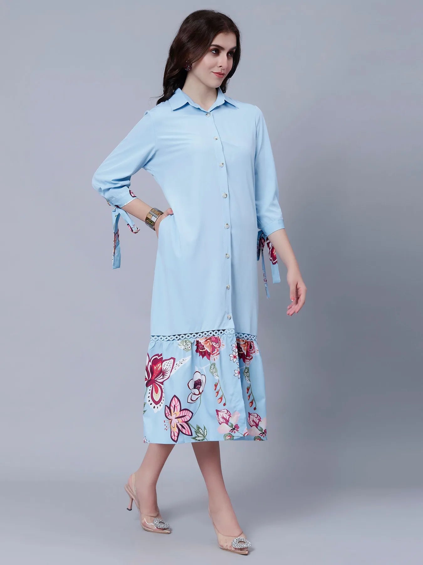 Casual Long Shirt Dress