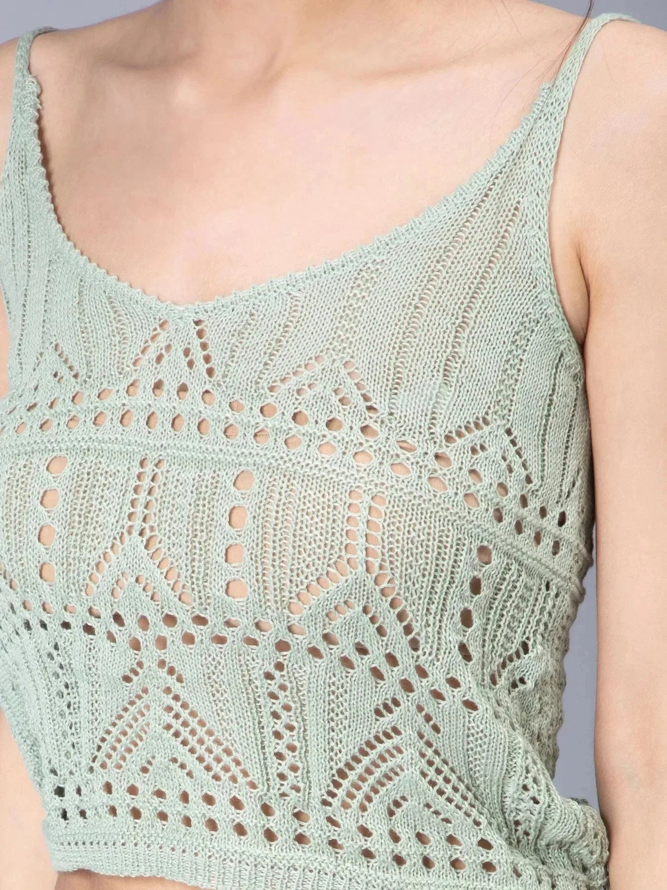 Crochet Cami and Skirt Two Piece set