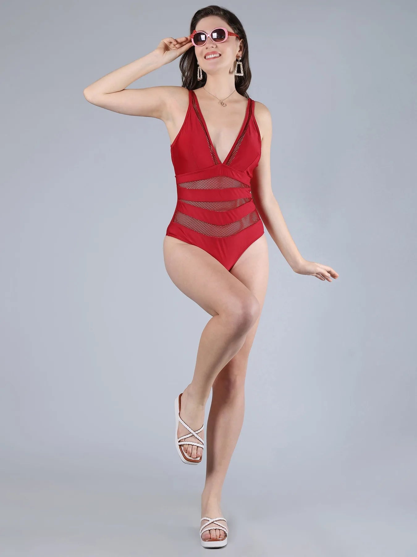 Deep V Neck Monokini