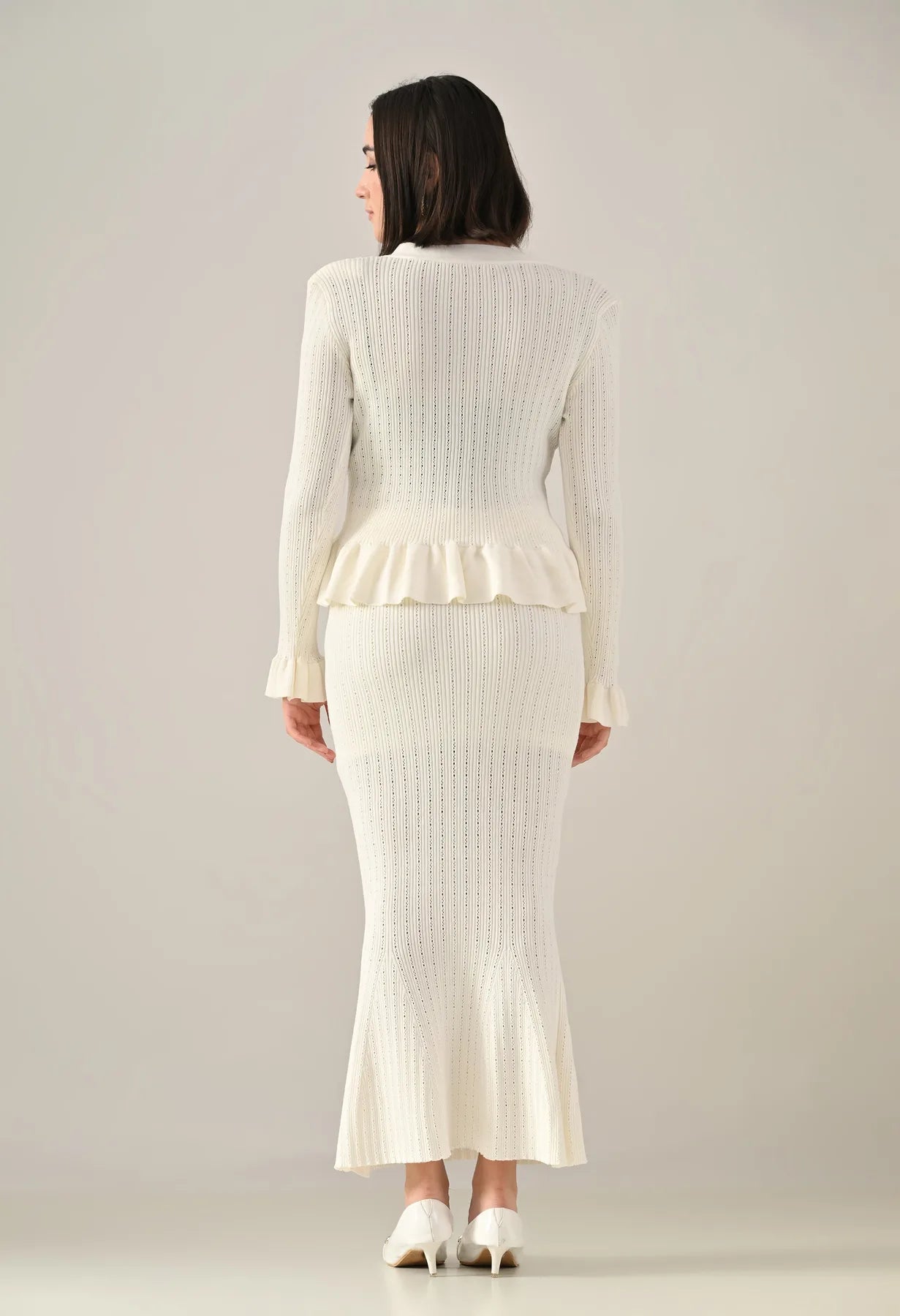 Ruffle Grace Knit Co-ord Set