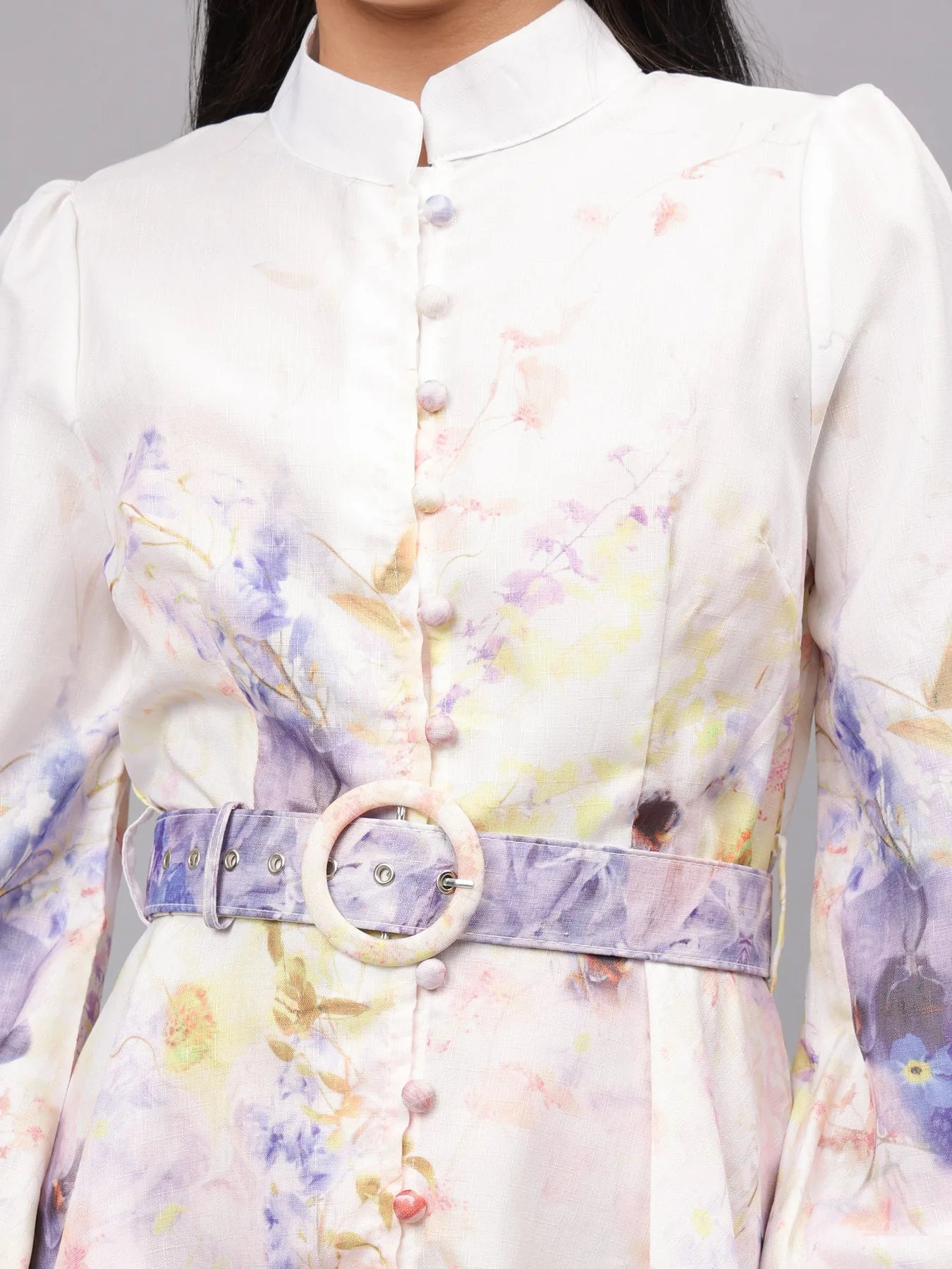 Floral Print Short Dress