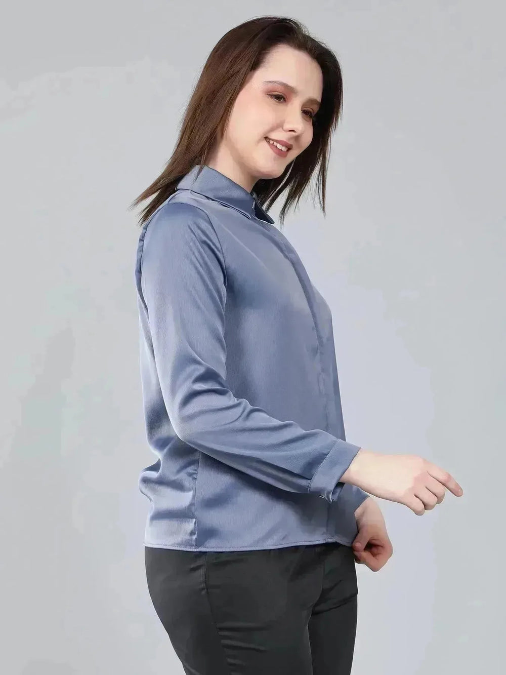 Glossy Satin Shirt