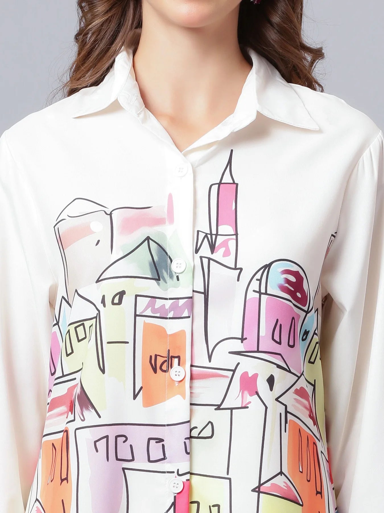 Town House Printed Two-Piece Set