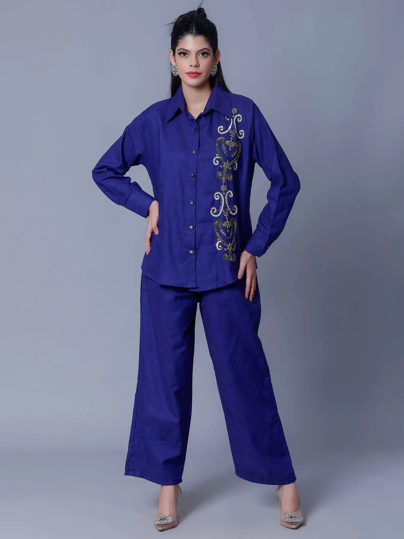 Hand Embroidery Two-Piece Set