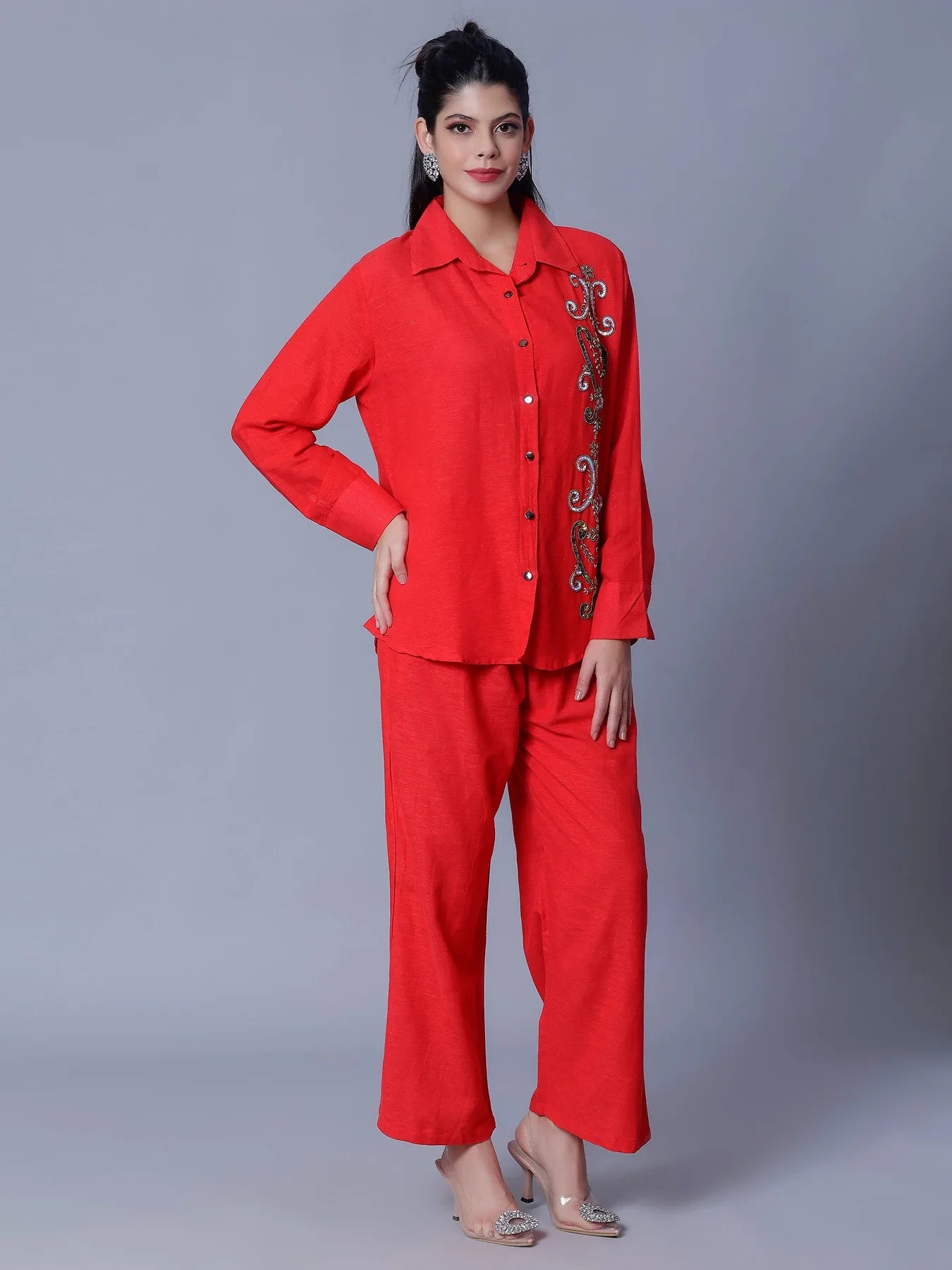 Hand Embroidery Two-Piece Set