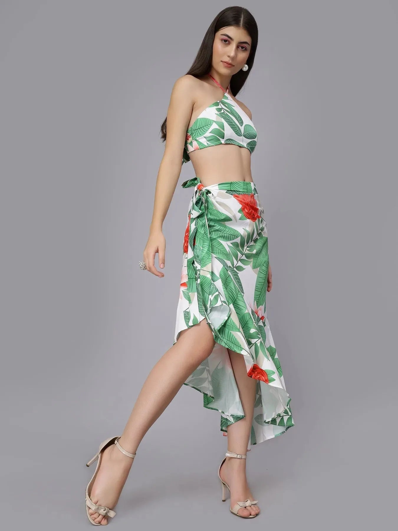 Boho Floral Two Piece Set