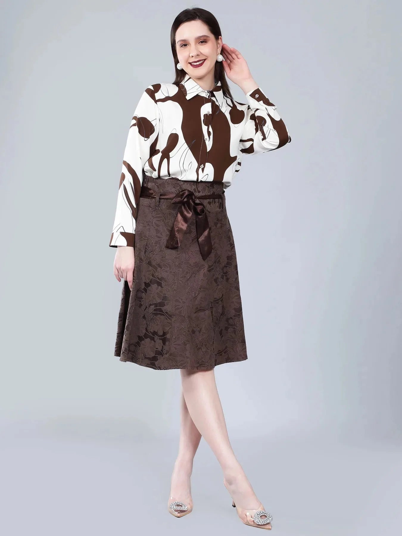 Vortex Print French Shirt