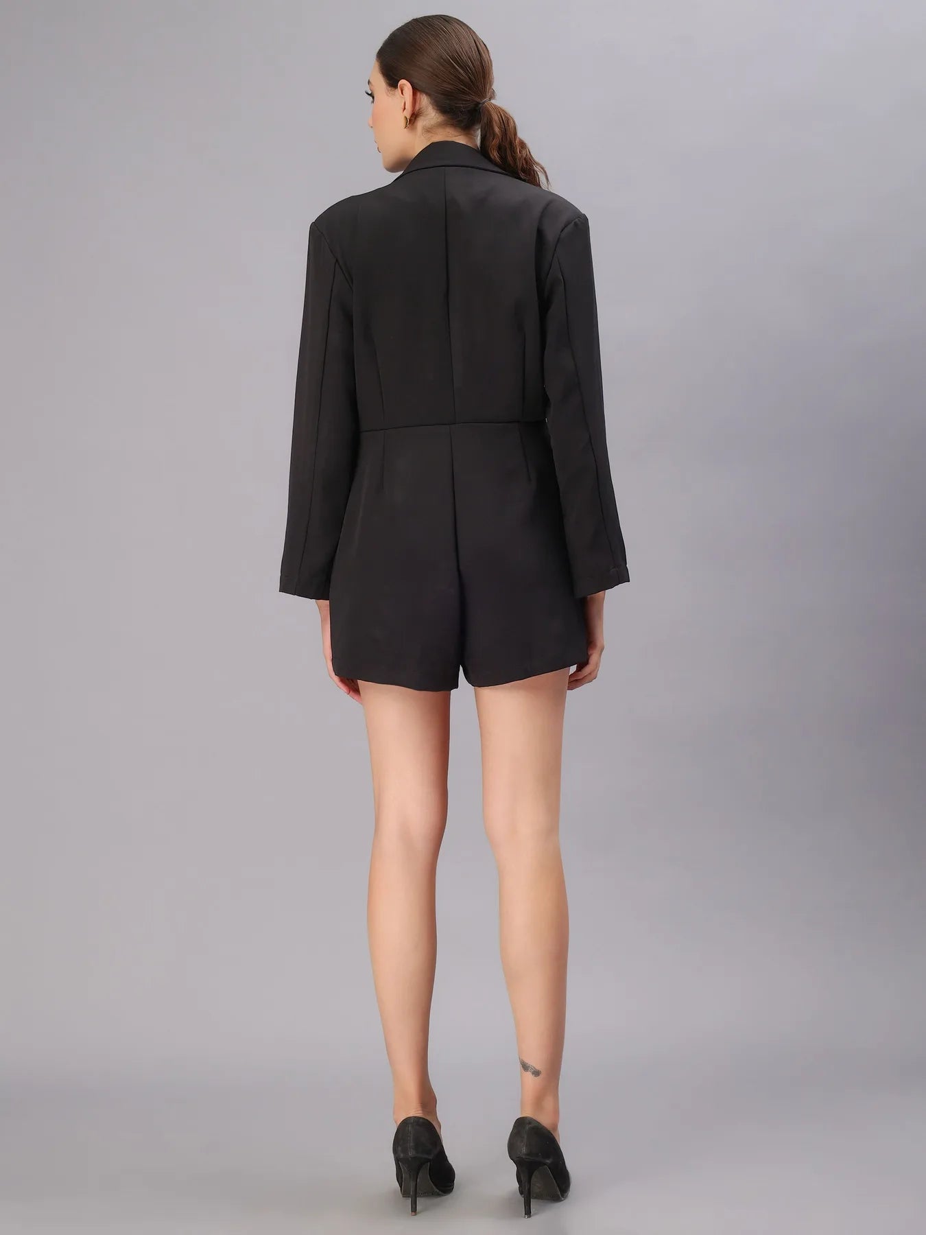 Rhinestone Fringes Romper