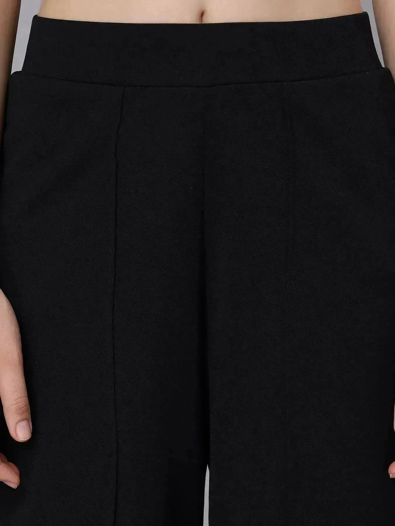 Front Overlap Slit Pants