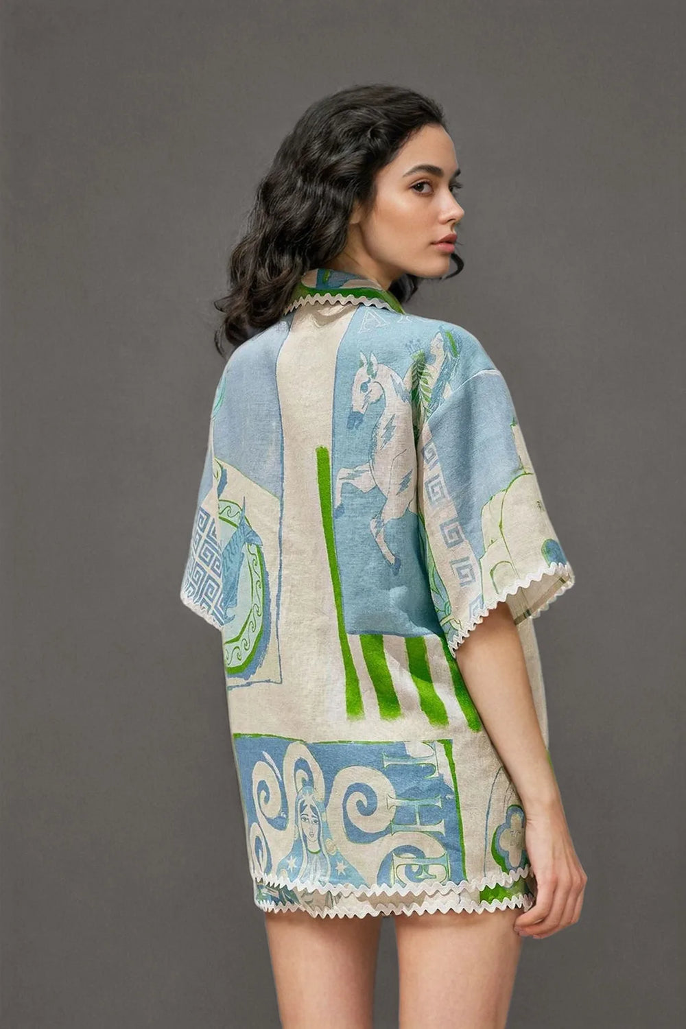 Tropical Printed Two Piece Set