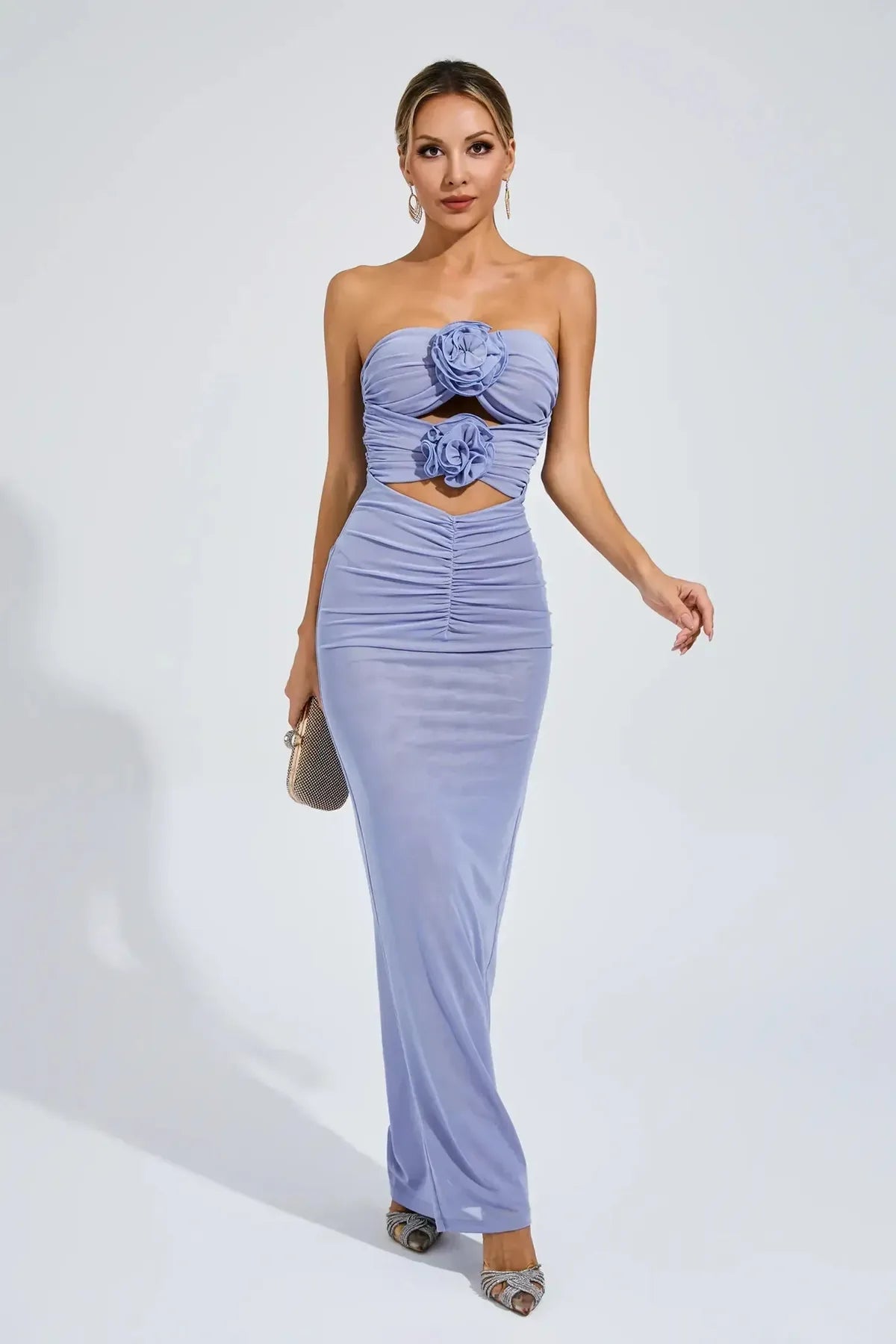 Cut-Out Tube Maxi Dress