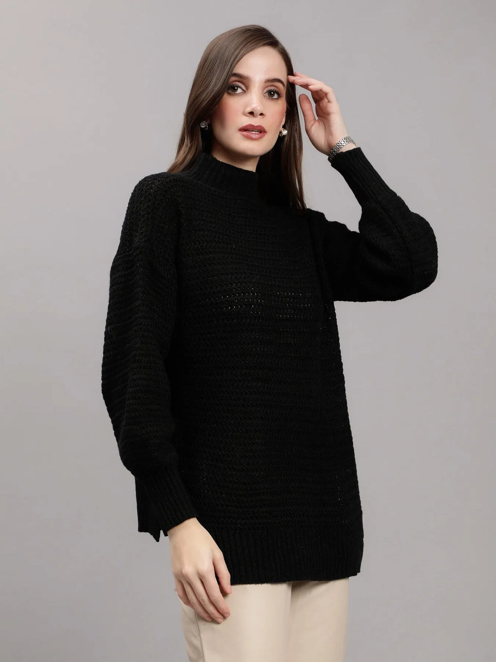 Warm Knitted Pullover