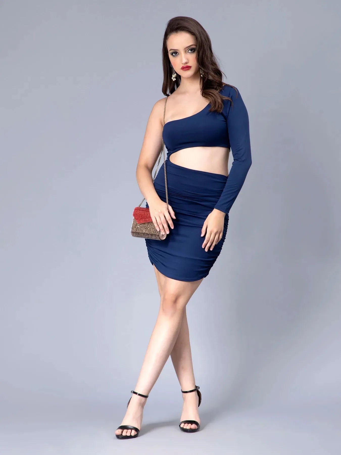 Sexy Hollow Out Short Dress