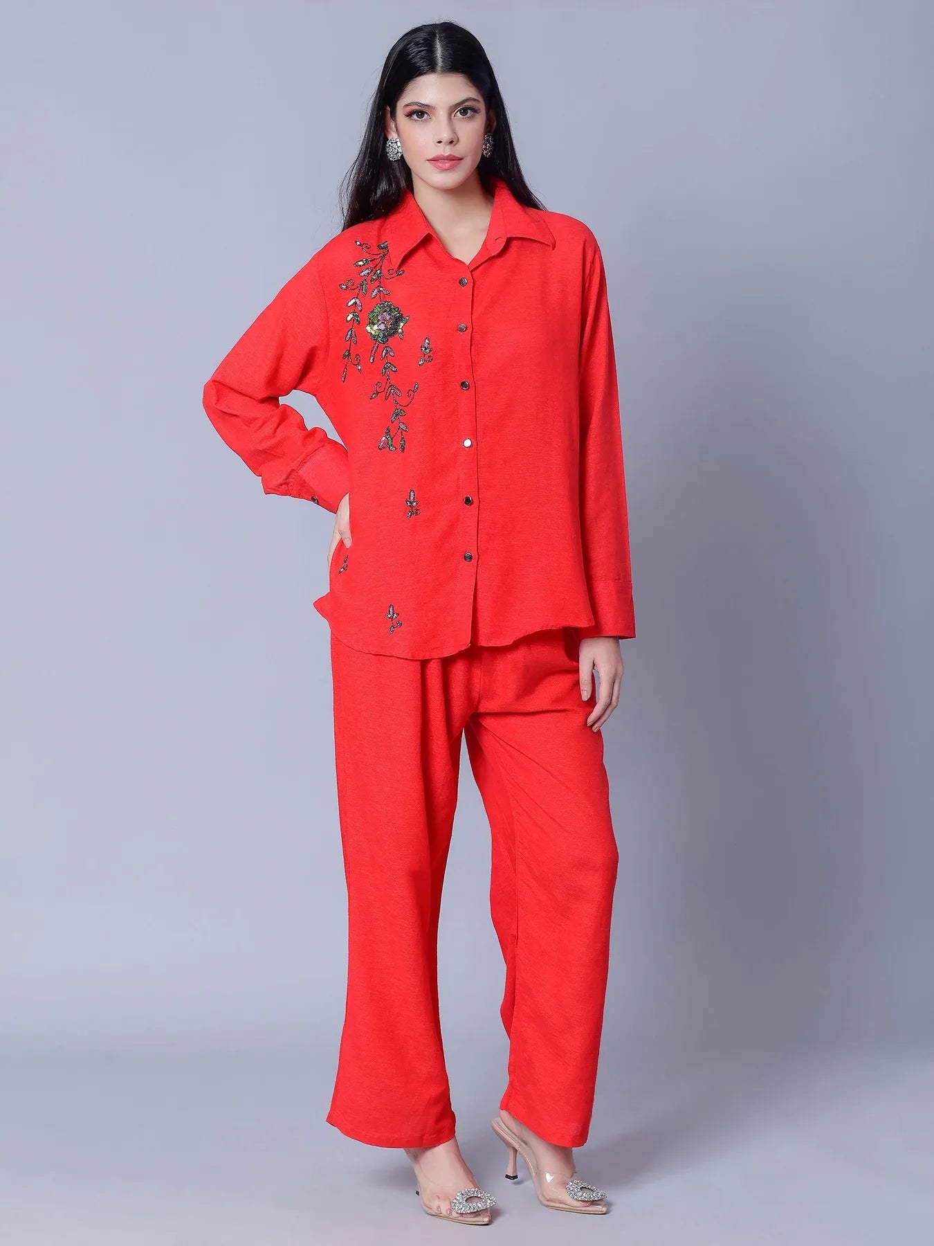 Hand Embroidery Two-Piece Set