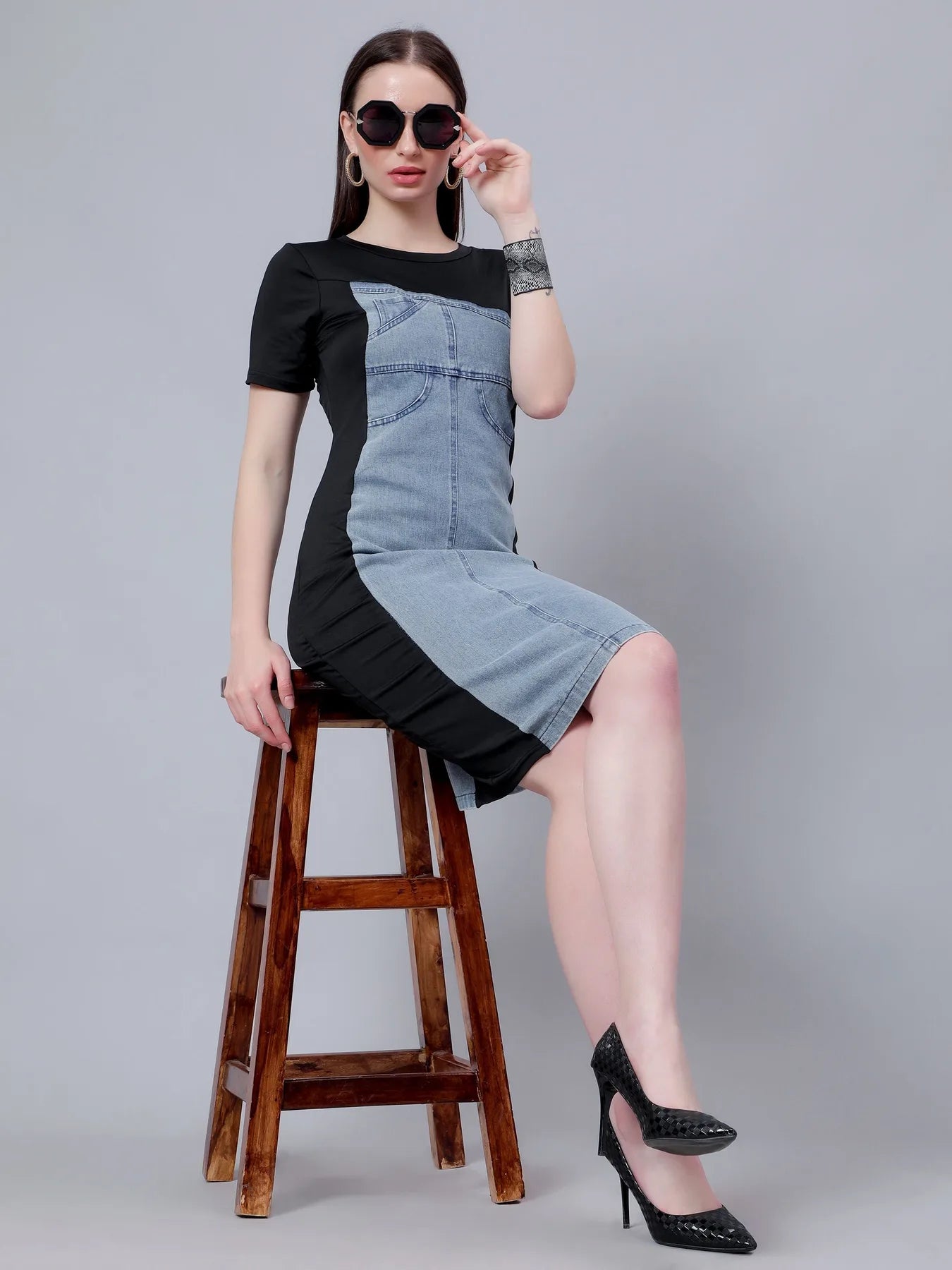 Chic Casual Denim Dress