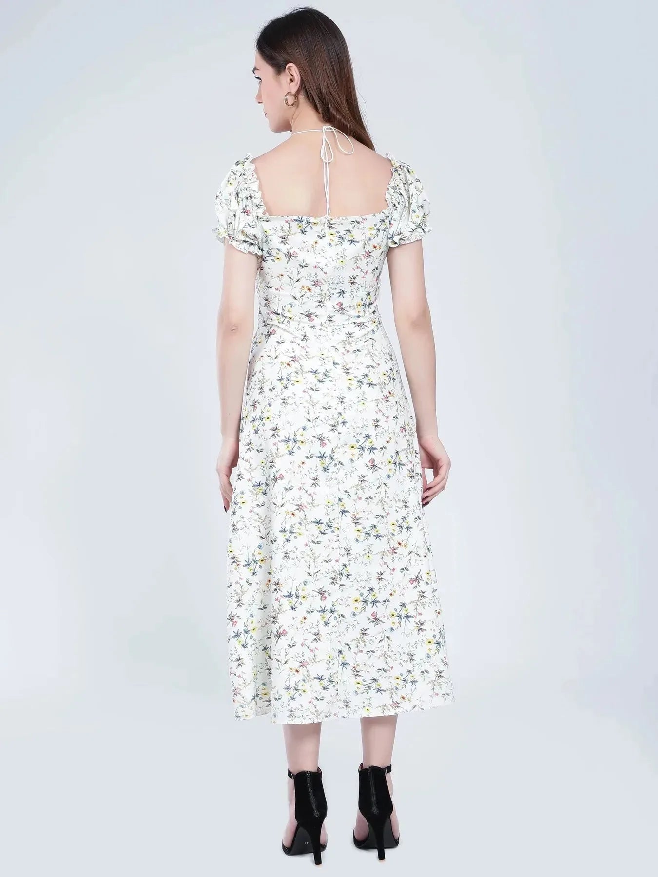 Ditsy Flower Print Dress