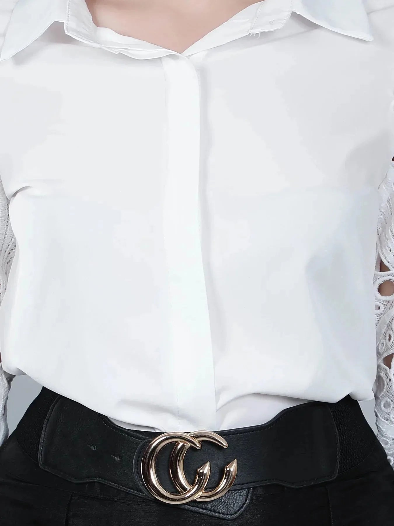 Lace Sleeves Shirt