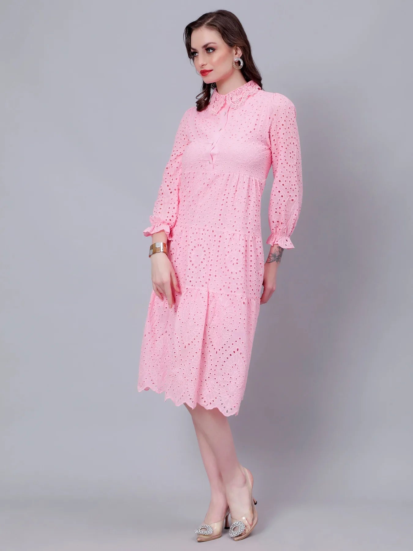 Hollow Hook Chicken Dress