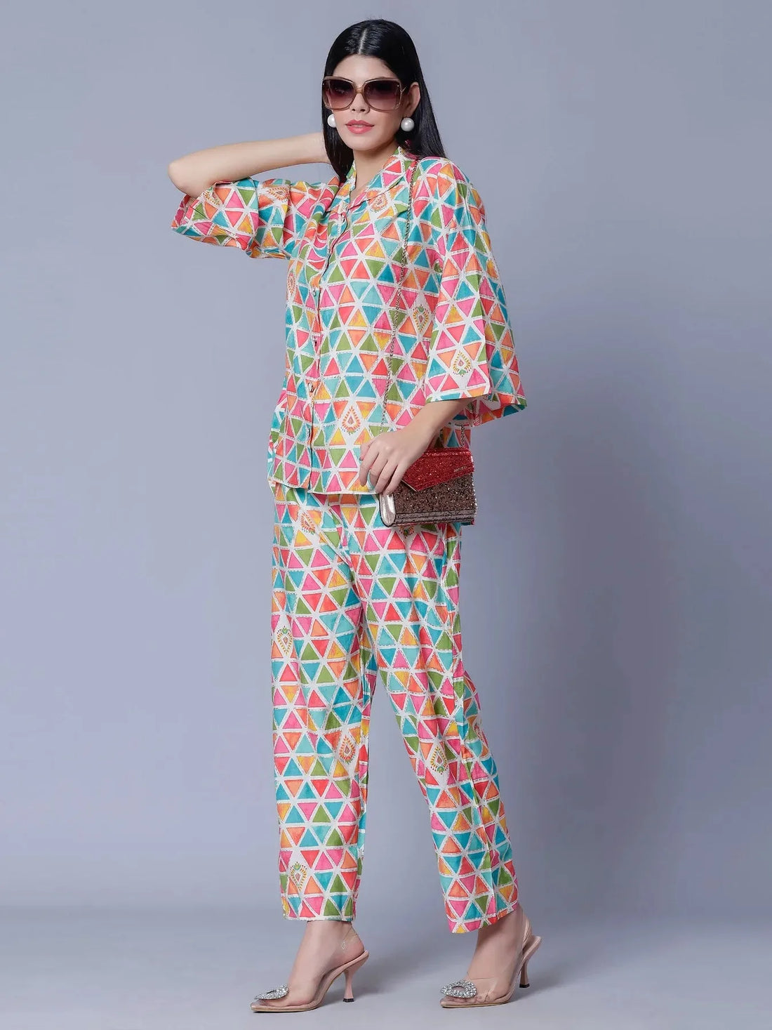Multicolor Two-Piece Set