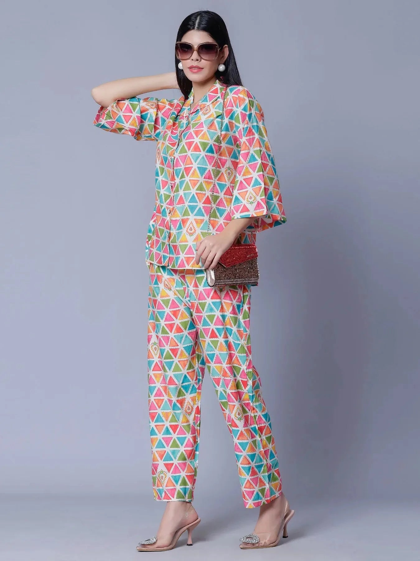 Multicolor Two-Piece Set