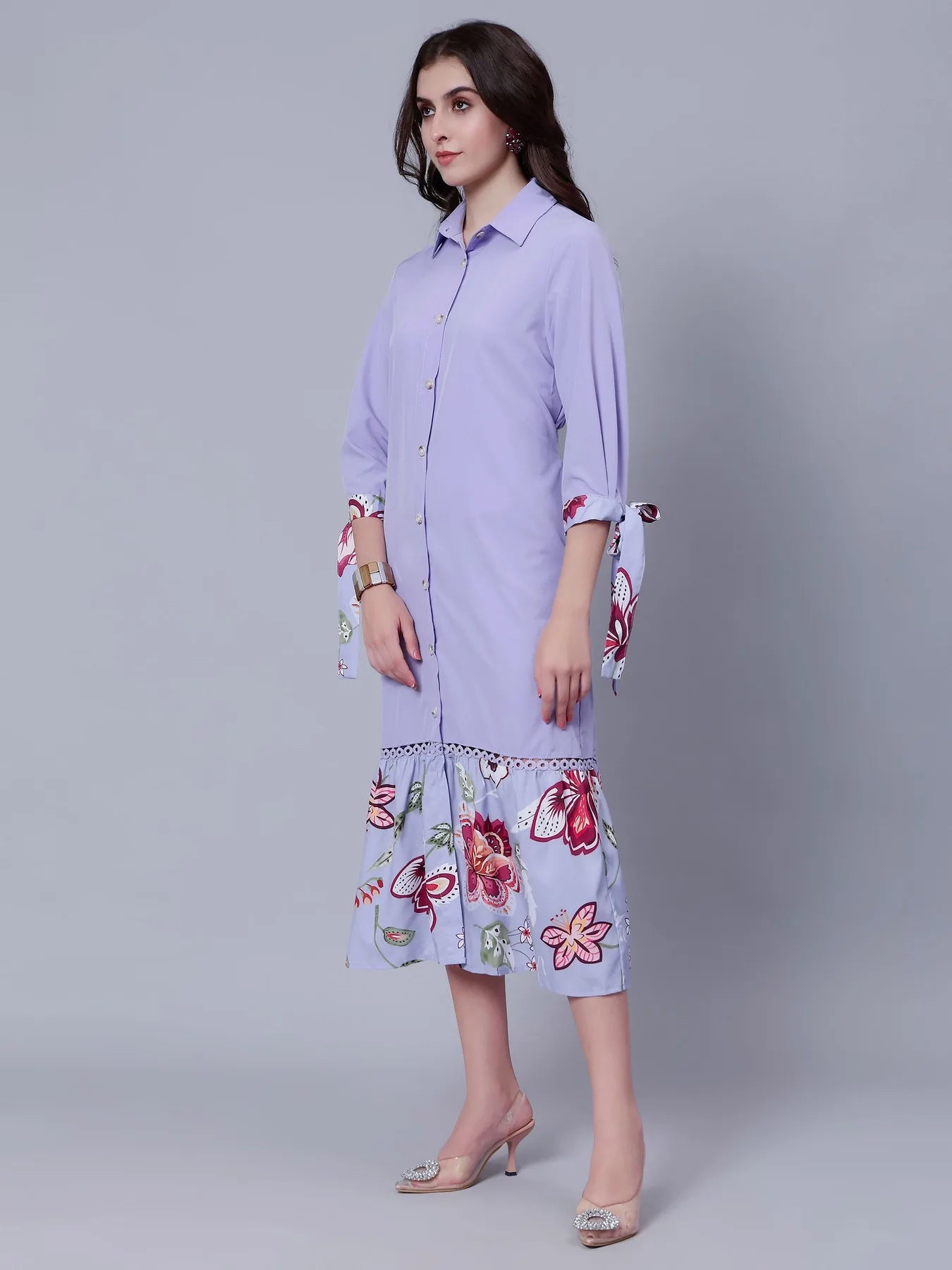 Casual Long Shirt Dress
