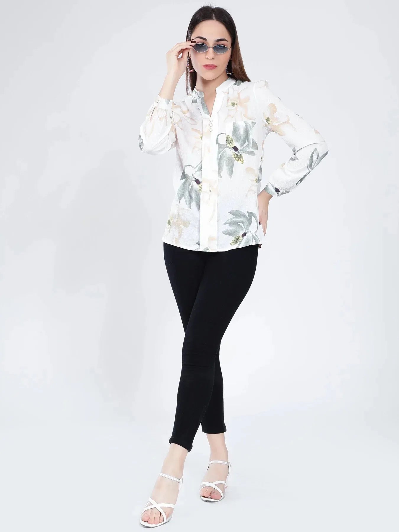 Water Colour Flower Blouse