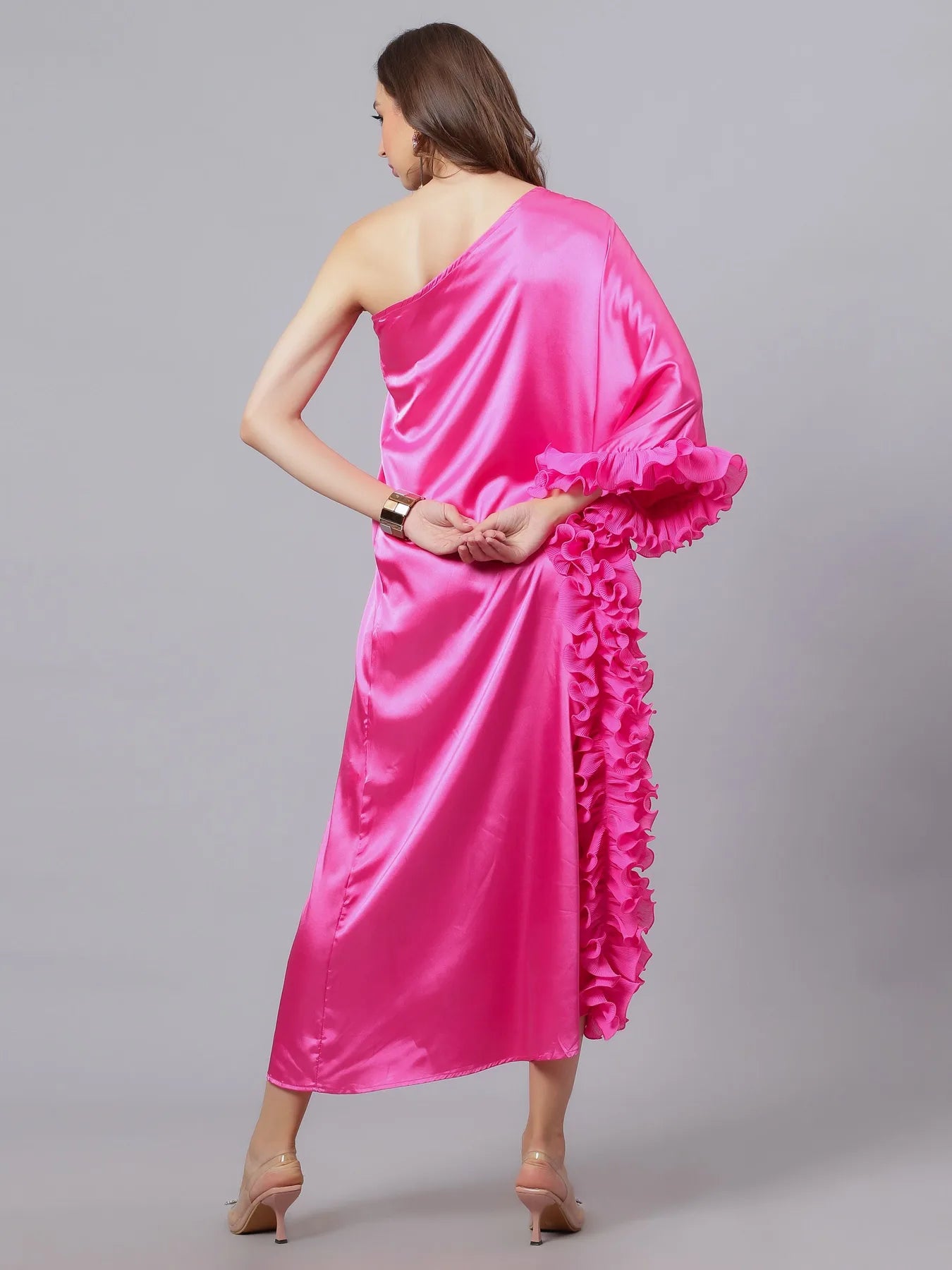Ruffled Slip Dress