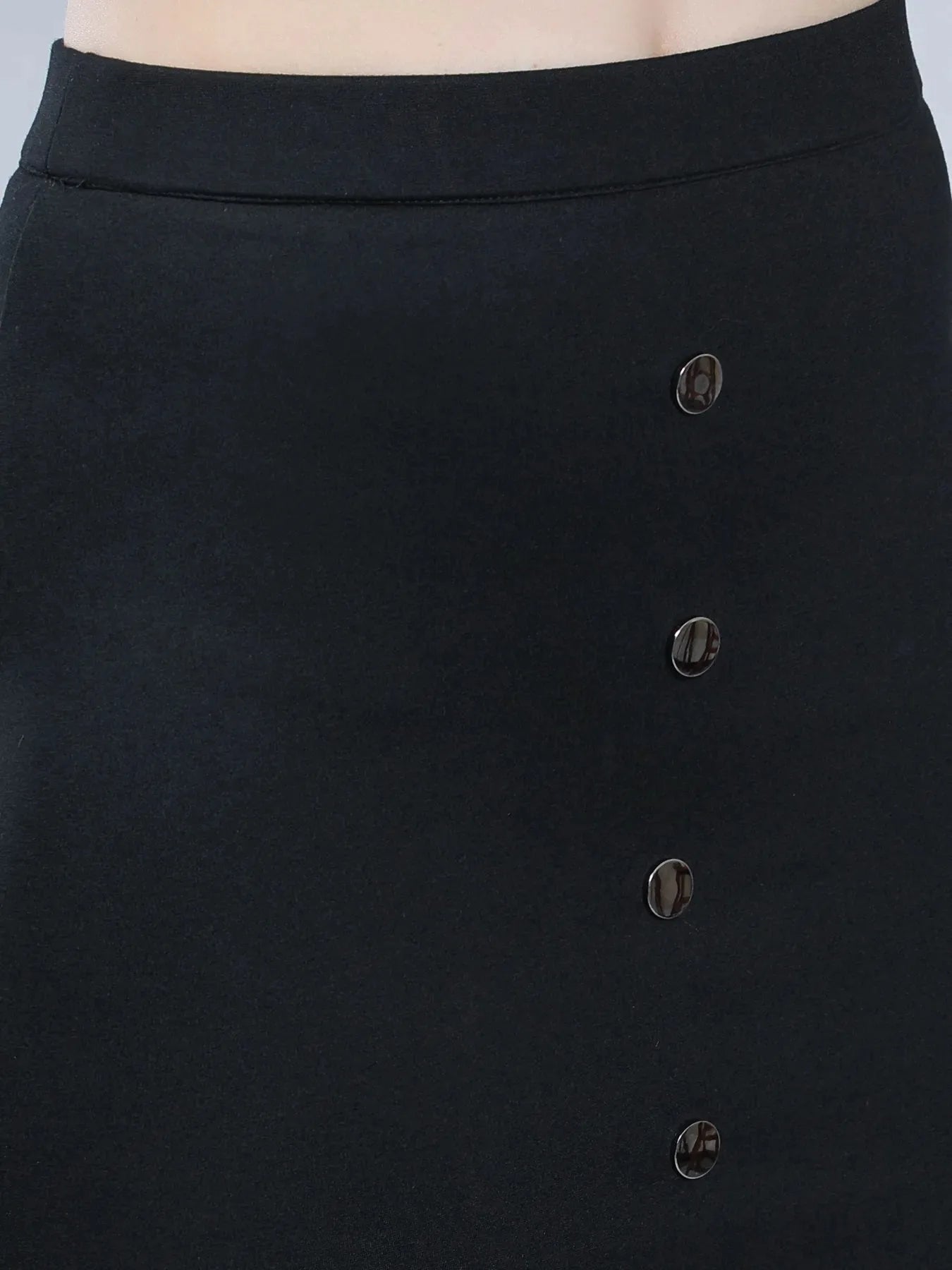 Front Buttons Short Skirt