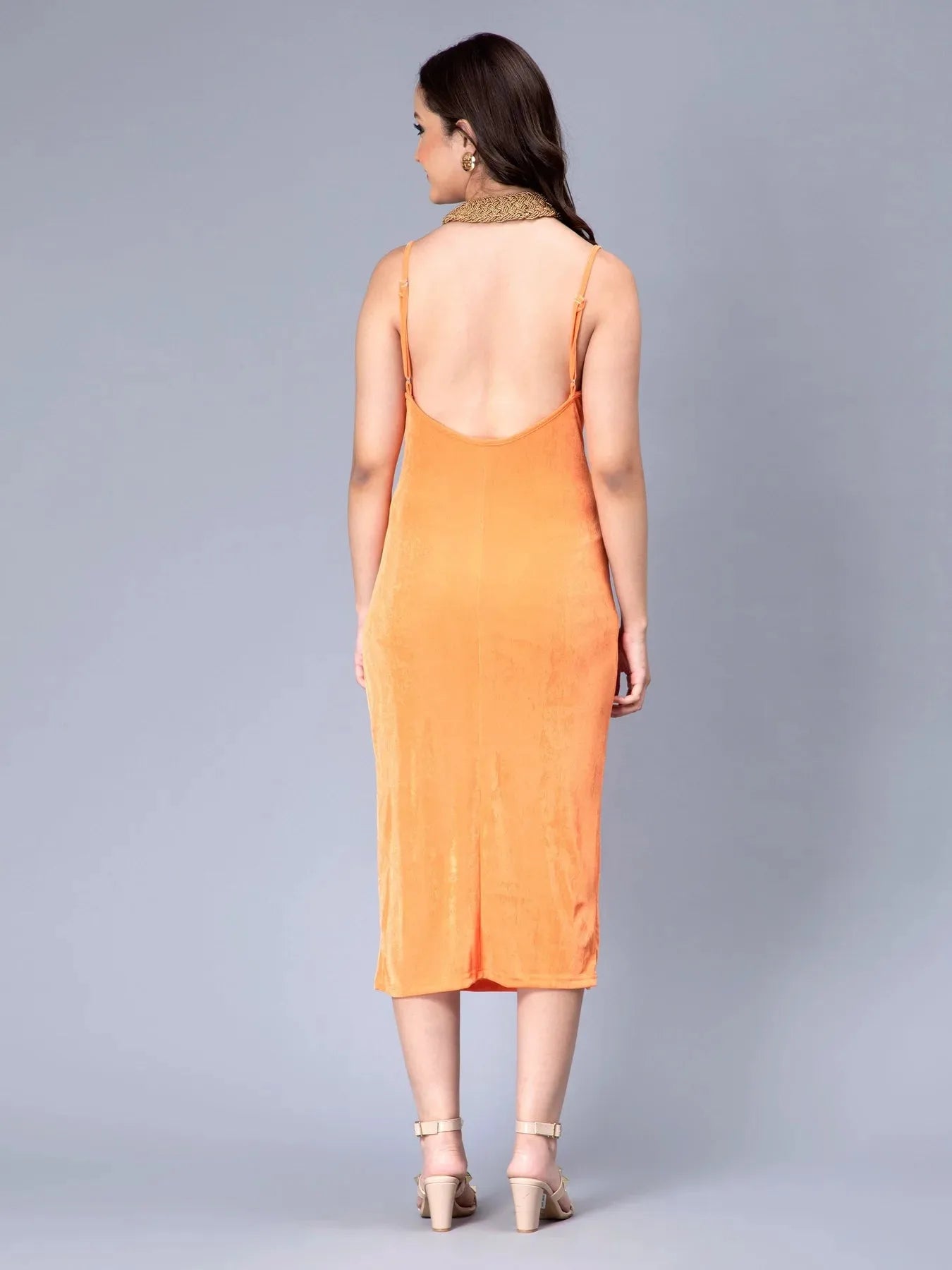 Sexy Backless Sheath Dress